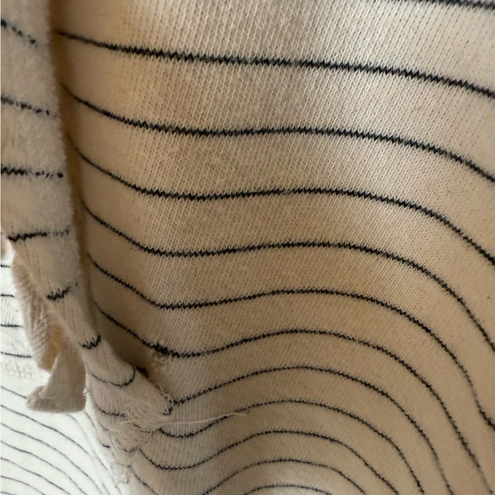 Caslon French Terry Hooded Stripe Dress with Kangaroo Pocket in Size 3X - Picture 6 of 12